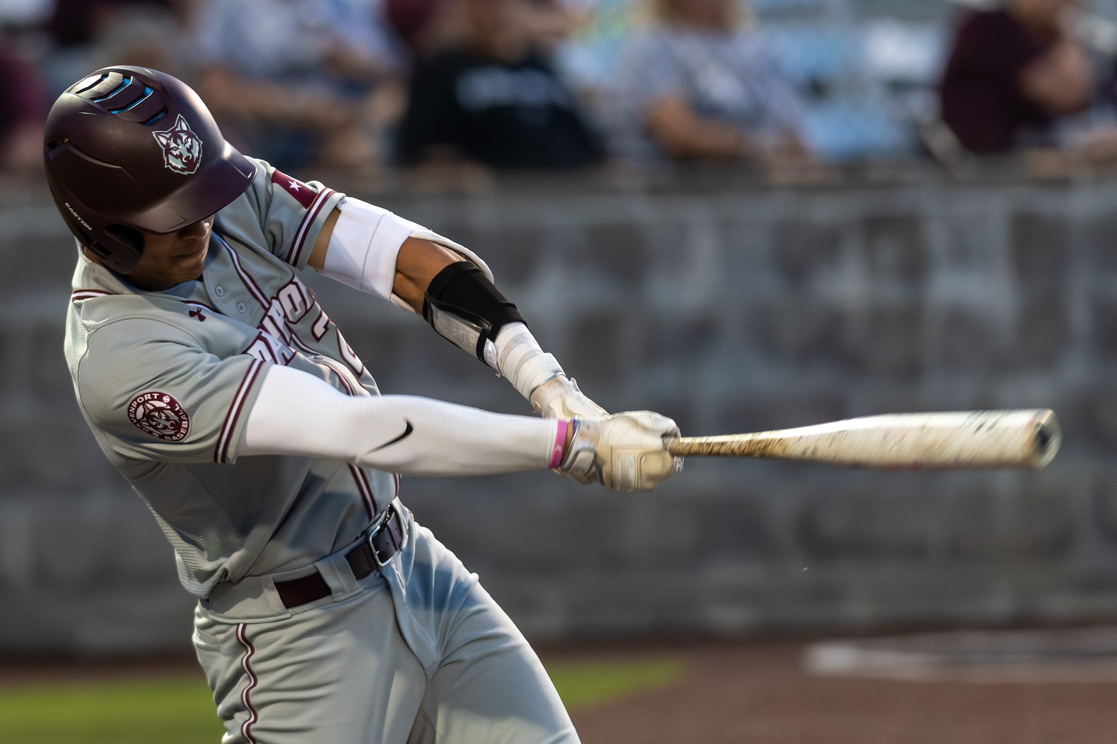 Baseball action shot